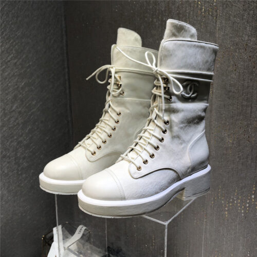 High Quality Luxury Chanel Martin Boots – Style 90470 alternate view