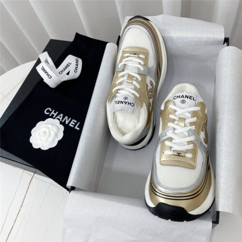 High Quality Luxury Chanel Patchwork Upper Sneakers product detail