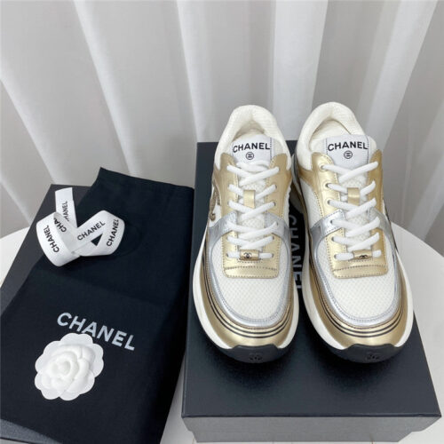 High Quality Luxury Chanel Patchwork Upper Sneakers