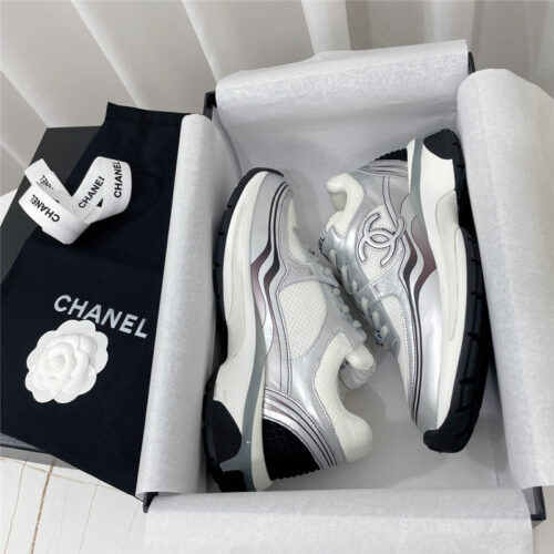 High Quality Luxury Chanel Patchwork Upper Sneakers – Style 11366 alternate view