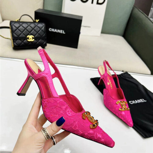 High Quality Luxury Chanel Pearl Double C Pendant Diamond Shoes – Style 83078 product detail