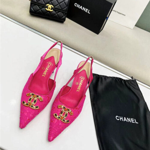 High Quality Luxury Chanel Pearl Double C Pendant Diamond Shoes – Style 83078 product detail