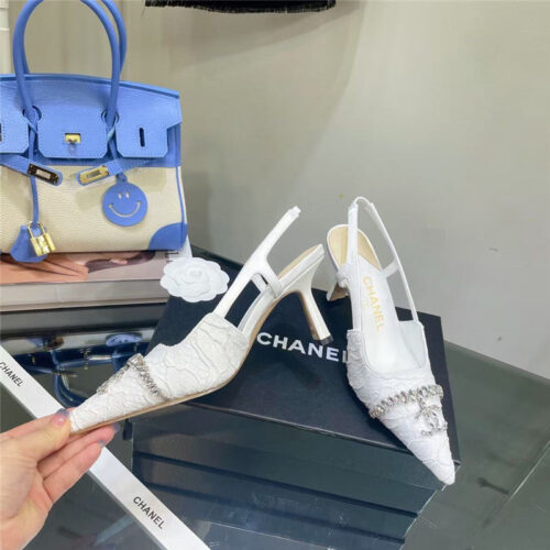 High Quality Luxury Chanel Pearl Double C Pendant Diamond Shoes – Style 57094 product detail