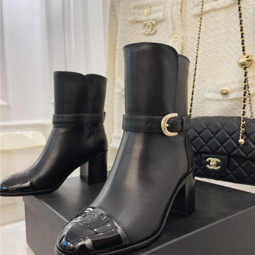 High Quality Luxury Chanel Sock Boots – Style 10054 alternate view