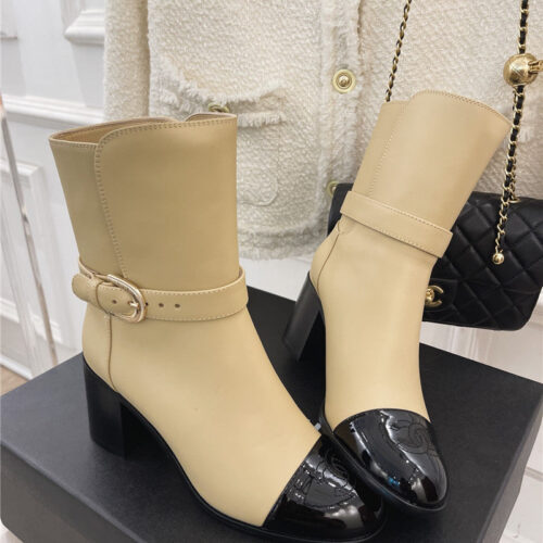 High Quality Luxury Chanel Sock Boots – Style 46214 alternate view