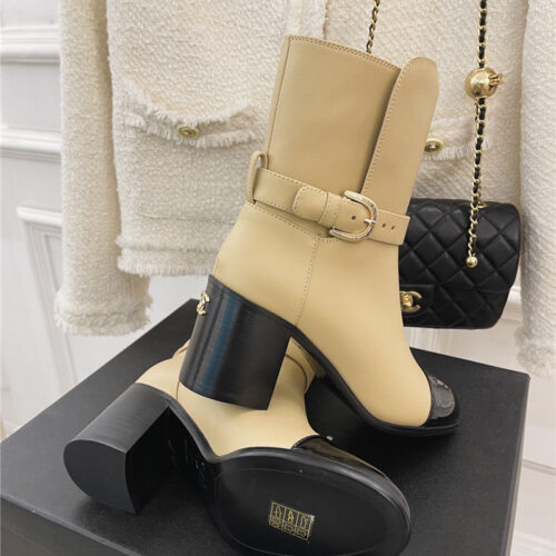 High Quality Luxury Chanel Sock Boots – Style 46214 product detail