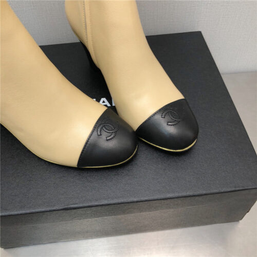 High Quality Luxury Chanel Wedge Ankle Boots – Style 48678 product detail