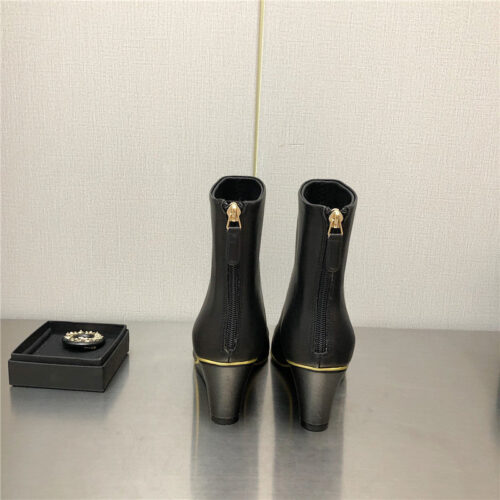 High Quality Luxury Chanel Wedge Ankle Boots – Style 15910 product detail