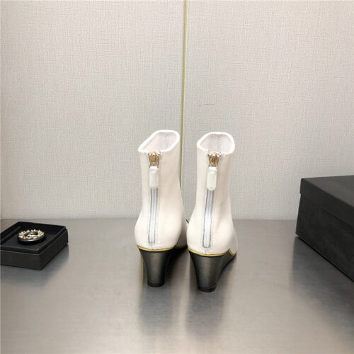 High Quality Luxury Chanel Wedge Ankle Boots – Style 83142 product detail