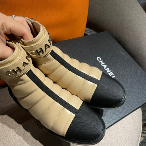 High Quality Luxury Chanel Classic Ankle Boots – Style 63110 product detail