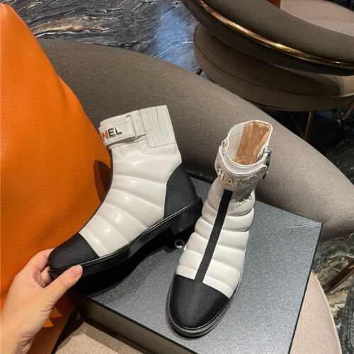 High Quality Luxury Chanel Classic Ankle Boots – Style 33734 product detail