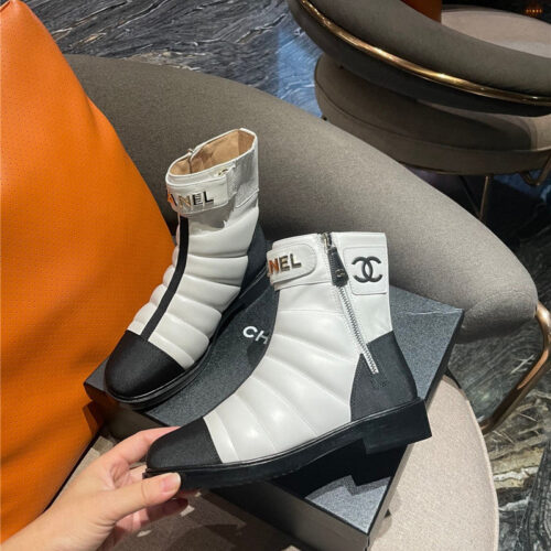 High Quality Luxury Chanel Classic Ankle Boots – Style 33734 product detail