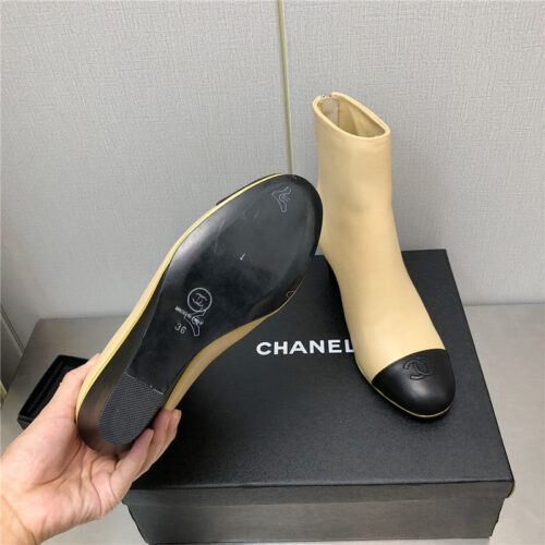 High Quality Luxury Chanel Wedge Ankle Boots – Style 50374 product detail