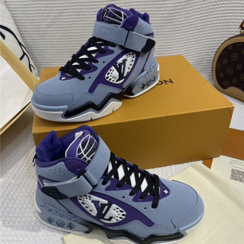 High Quality Luxury Louis Vuitton New Retro Basketball Shoes – Style 43139 alternate view
