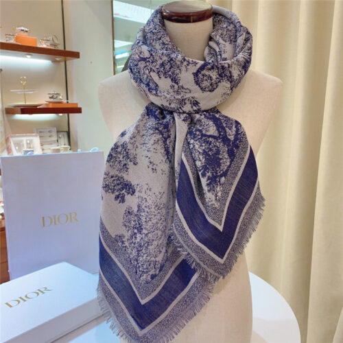 High Quality Luxury Dior Print Shawl Scarf