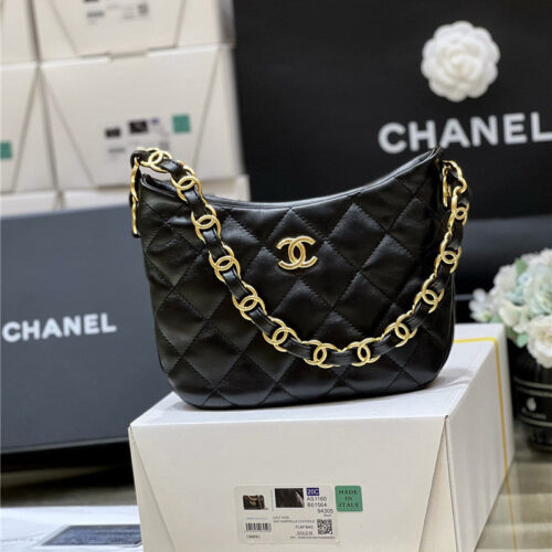 High Quality Luxury Chanel Hobo Hippie Bag – Style 47805