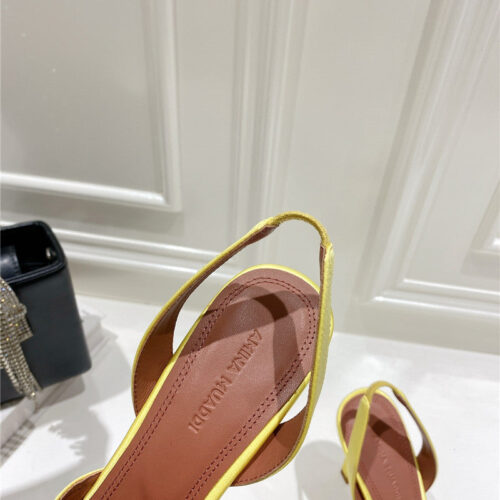High Quality Luxury Amina Muaddi High-End Rhinestone Original Buckle Pumps – Style 04867 product detail