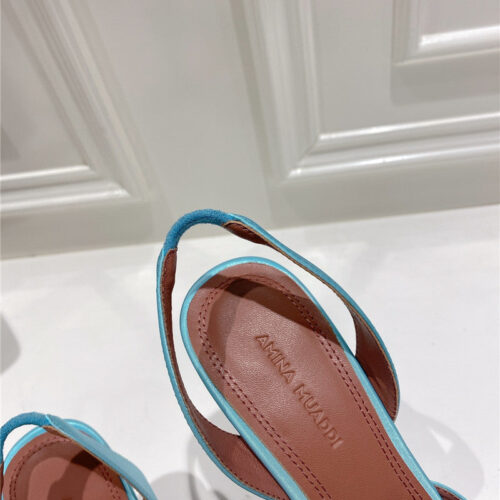 High Quality Luxury Amina Muaddi High-End Rhinestone Original Buckle Pumps – Style 08259 product detail
