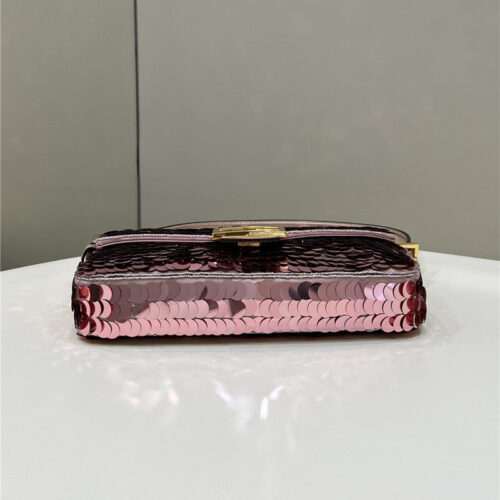 High Quality Luxury Fendi Sequin Baguette Bag – Style 32687 product detail