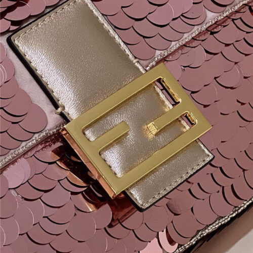High Quality Luxury Fendi Sequin Baguette Bag – Style 32687 product detail