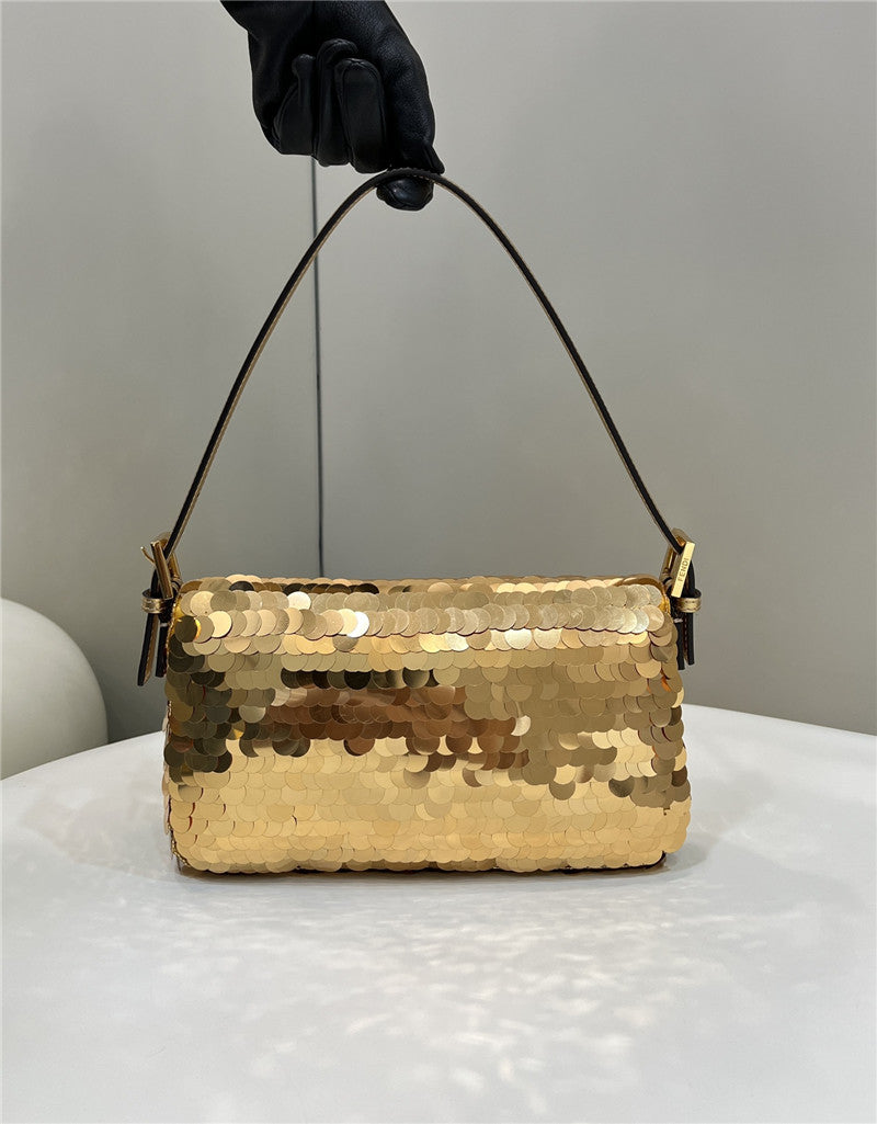 High Quality Luxury Fendi Sequin Baguette Bag – Style 32686 product detail