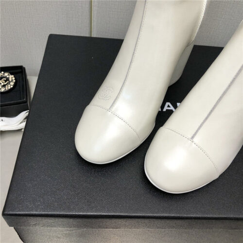High Quality Luxury Chanel Chunky Heel Ankle Boots product detail