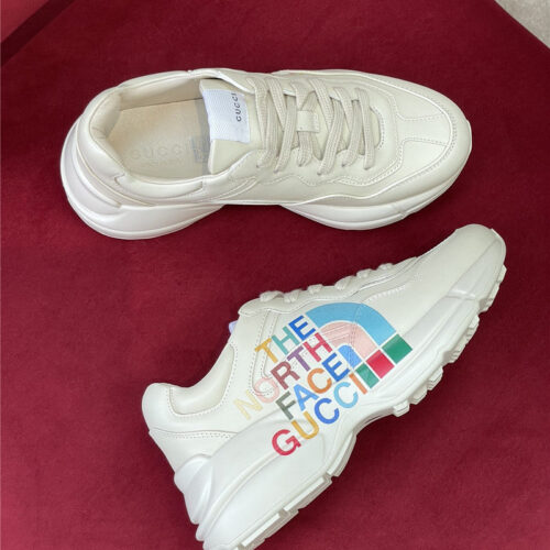 High Quality Luxury Gucci Rhyton North Face Sneakers Women product detail