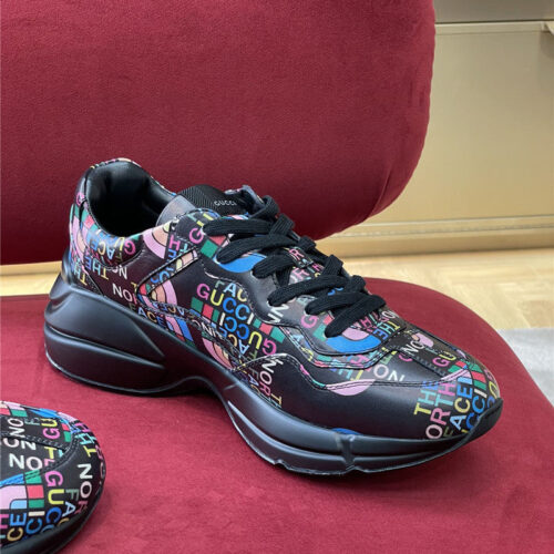 High Quality Luxury Gucci Rhyton North Face Sneakers Women – Style 22035 product detail