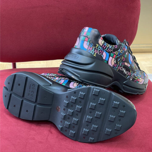 High Quality Luxury Gucci Rhyton North Face Sneakers Women – Style 22035 product detail