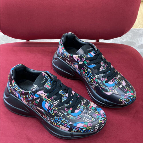 High Quality Luxury Gucci Rhyton North Face Sneakers Women – Style 22035 alternate view