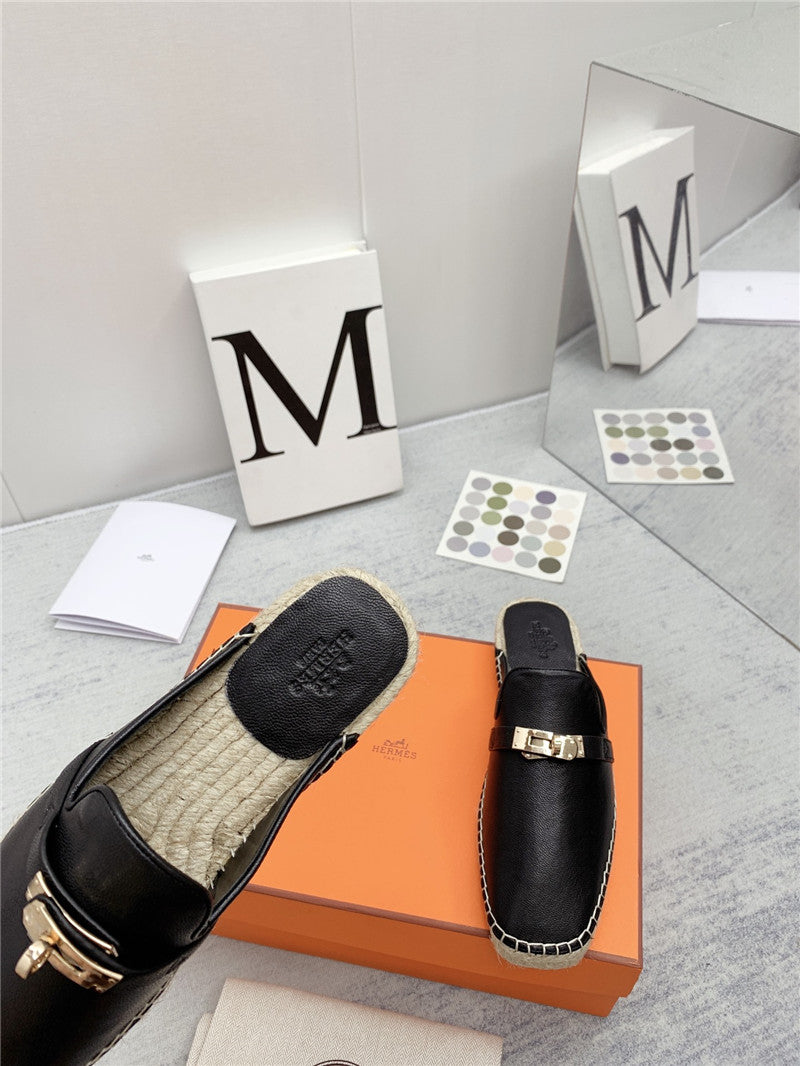 High Quality Luxury Hermes Loafer Slippers product detail