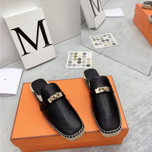 High Quality Luxury Hermes Loafer Slippers product detail