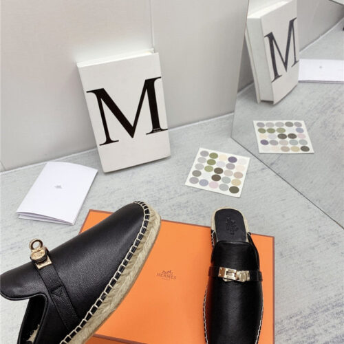 High Quality Luxury Hermes Loafer Slippers product detail