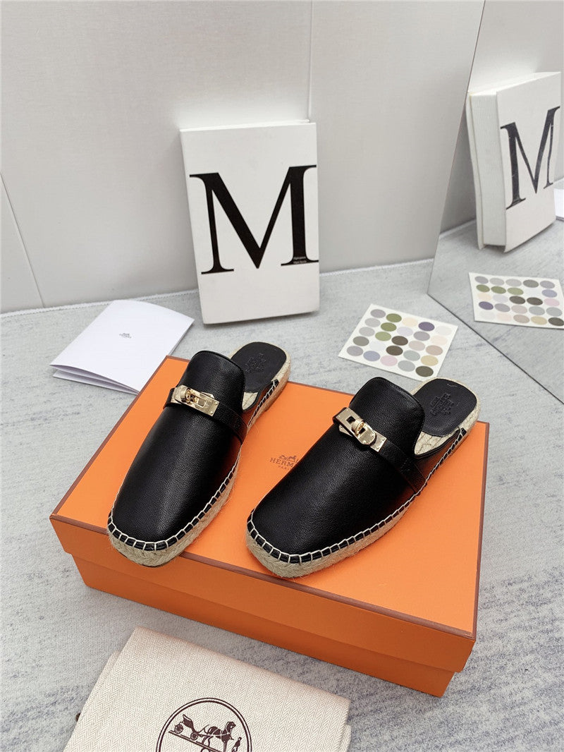High Quality Luxury Hermes Loafer Slippers product detail