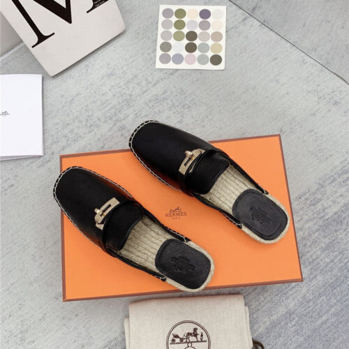 High Quality Luxury Hermes Loafer Slippers product detail