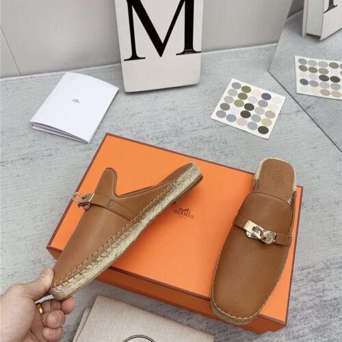 High Quality Luxury Hermes Loafer Slippers – Style 37603 product detail