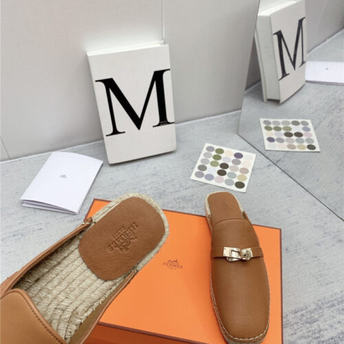 High Quality Luxury Hermes Loafer Slippers – Style 37603 product detail