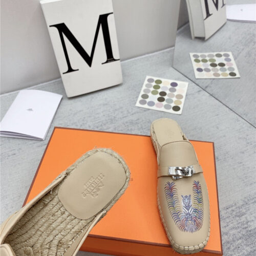 High Quality Luxury Hermes Loafer Slippers – Style 70371 product detail