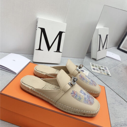 High Quality Luxury Hermes Loafer Slippers – Style 70371