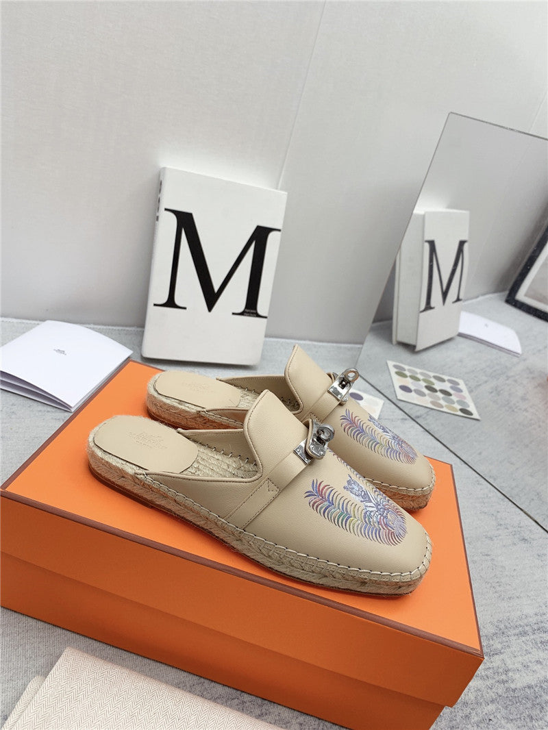 High Quality Luxury Hermes Loafer Slippers – Style 70371