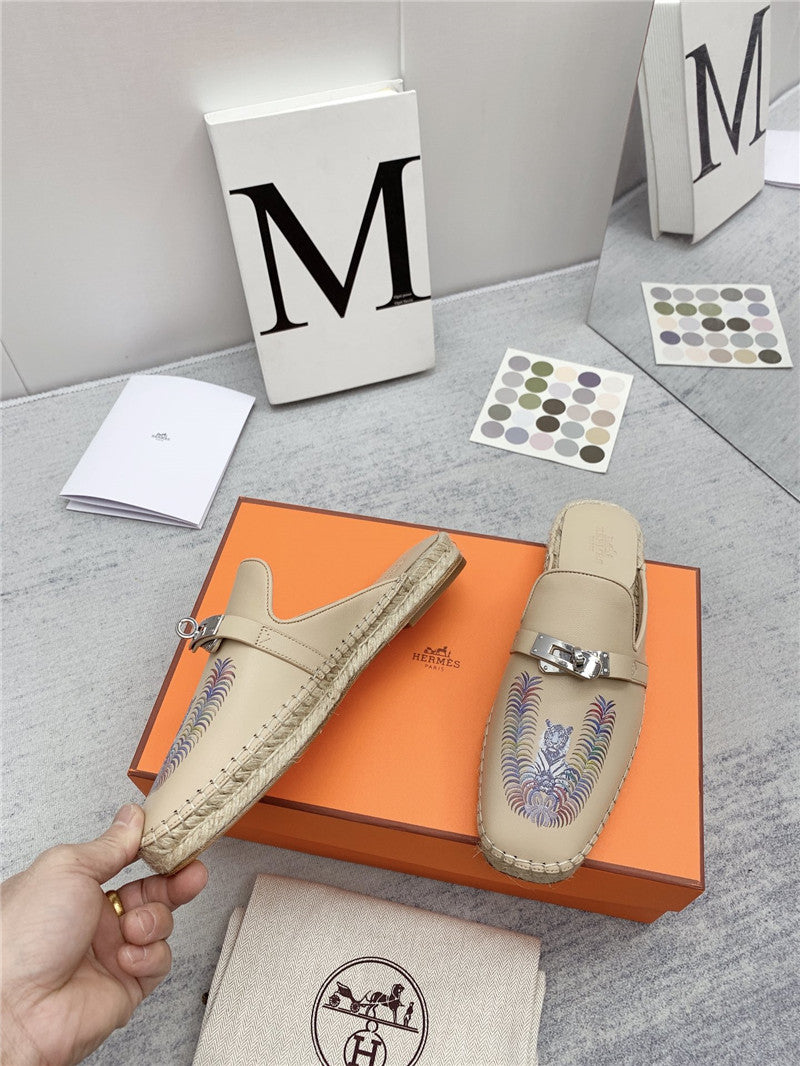 High Quality Luxury Hermes Loafer Slippers – Style 70371 product detail