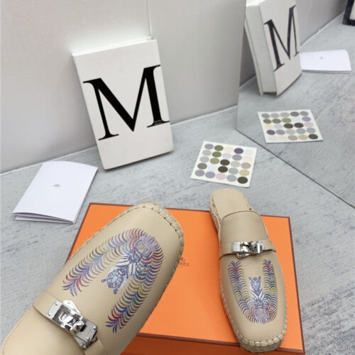 High Quality Luxury Hermes Loafer Slippers – Style 70371 product detail