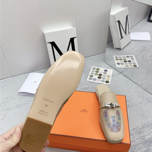 High Quality Luxury Hermes Loafer Slippers – Style 70371 product detail
