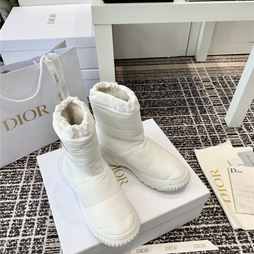 High Quality Luxury Dior Down Fur Snow Boots alternate view