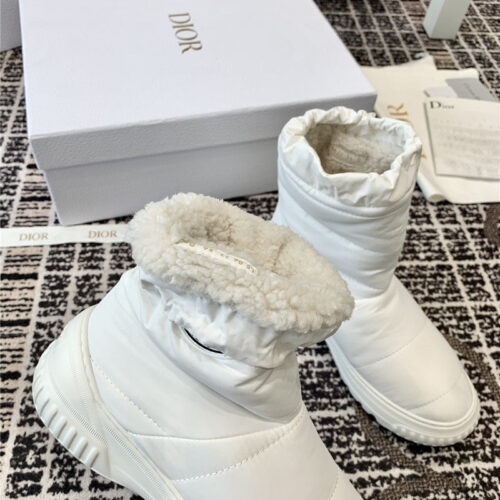 High Quality Luxury Dior Down Fur Snow Boots product detail