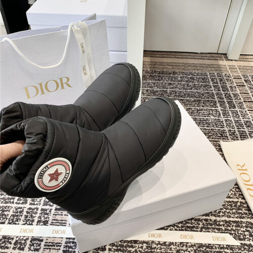High Quality Luxury Dior Down Fur Snow Boots – Style 44294 product detail