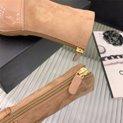 High Quality Luxury Chanel Mary Jane Sock Wool Boots – Style 12454 product detail