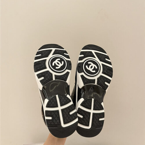 High Quality Luxury Chanel Tweed Low Top Sneakers – Style 19494 product detail