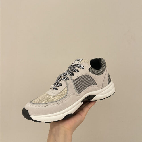 High Quality Luxury Chanel Tweed Low Top Sneakers product detail