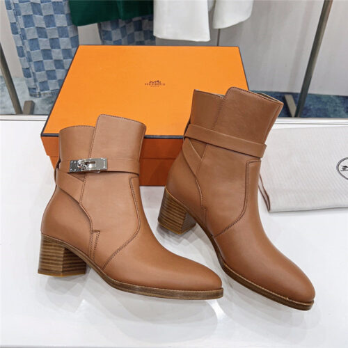 High Quality Luxury Hermes Frenchie 50 Ankle Boots – Style 33731 alternate view
